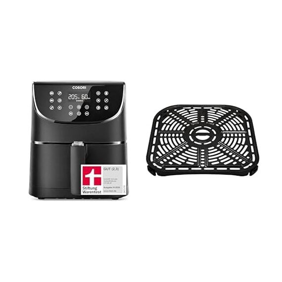 COSORI CP158- AF Heißluftfritteuse Airfryer, 11-in-1 Air Fryer XXL 5,5 L und COSORI CP158- AF Heißluftfritteuse Original Ersatzbackblech