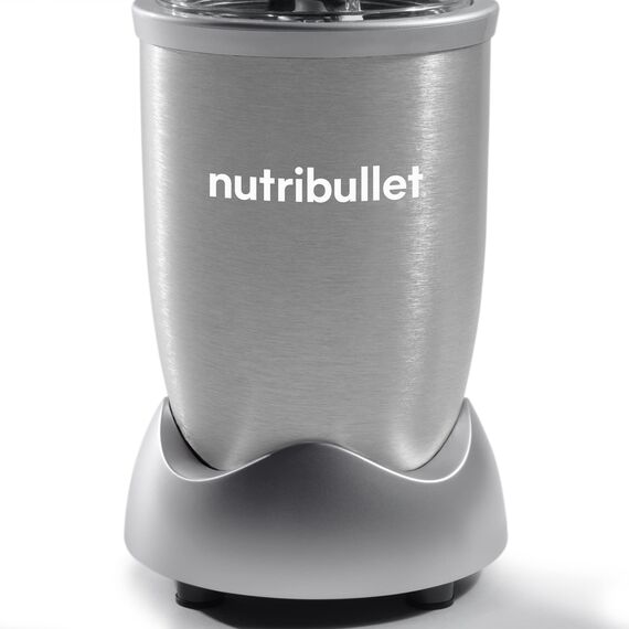 nutribullet Pro, 900 Watt Leistung, Einfach und schnell in der Anwendung, Kompakt, Leicht zu reinigen, Mit 700 ml Becher, Smoothiemixer, Smoothie Maker, Elektrischer Mixer, NB904S, Silber
