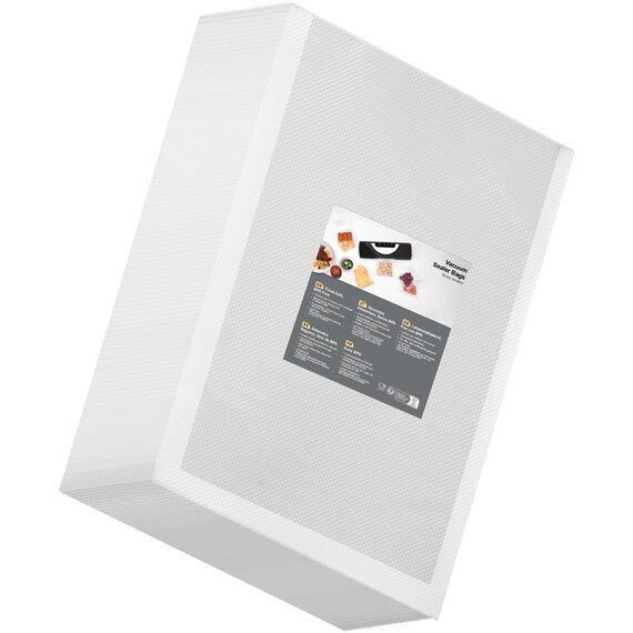 Vakuumierbeutel 100 Beutel 28x40cm, Profi Vakuumierfolie Vakuumbeutel für Vakuumierer & Lebensmittel Lagerung & Sous Vide Geeignet, Gefrierbeutel BPA-frei & Reißfest