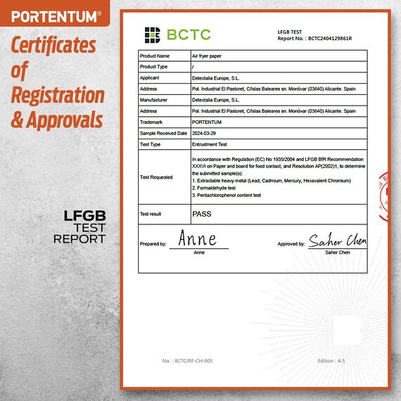 PORTENTUM Backpapier für Heißluftfritteuse mit Doppelkammer, 100 Stück 22x14cm Rechteckig Airfryer Papier Liners kompatibel mit Ninja Dual/Double Stack, und Anderen Dual Zone Air Fryer