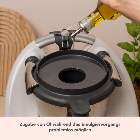 Wundermix - Miximizer® Mixtopf-Verkleinerung für Thermomix TM7, TM6 & TM5 • Effektives Häckseln, Mixen & Zerkleinern von Lebensmitteln • Made in Germany