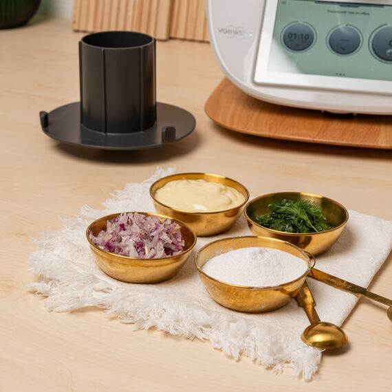 Wundermix - Miximizer® Mixtopf-Verkleinerung für Thermomix TM7, TM6 & TM5 • Effektives Häckseln, Mixen & Zerkleinern von Lebensmitteln • Made in Germany