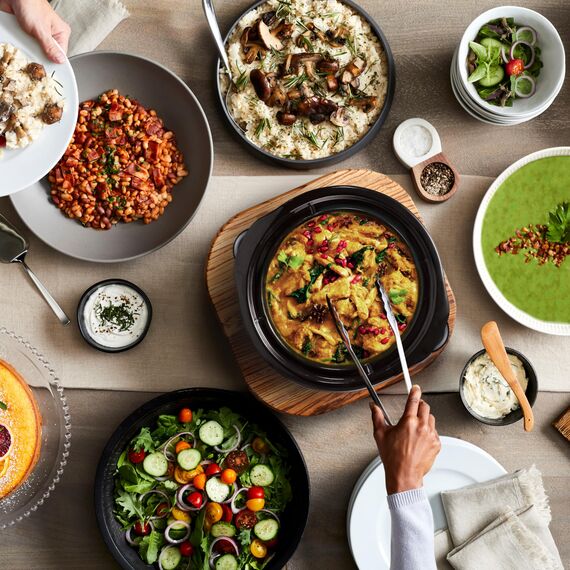 Crockpot Schongarer Slow Cooker | 4,7 l (bis zu 5 Personen) | programmierbare Zeitschaltuhr | Schwarz [SCCPRC507B]