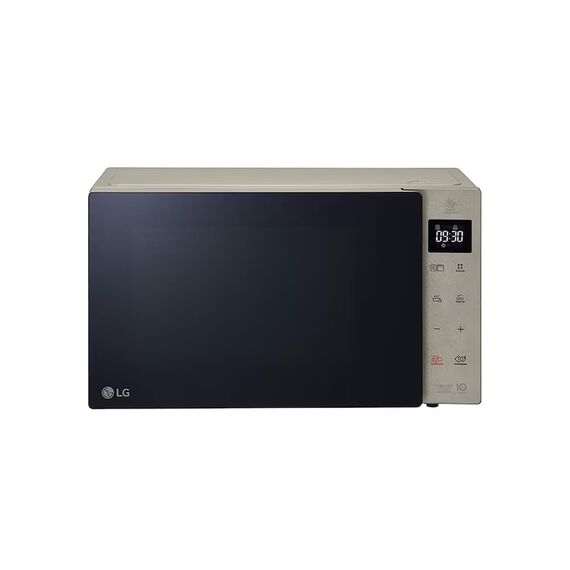 LG MH6535NBS Mikrowelle (25 L, 1000 W) mit Grill (LED-Display, Smart Inverter Technologie, pflegeleicht), Noble Steel