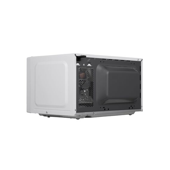LG MS2082H Solo-Mikrowelle (20 L, 700 W) mit einfacher Bedienung (5 Leistungsstufen, Doppel-Drehregler, LED-Beleuchtung), Weiß