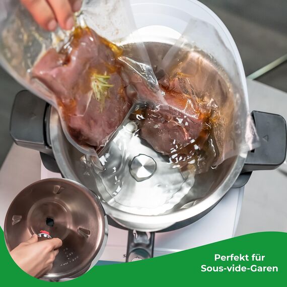 Wundermix - WunderCap® Messerersatz für Monsieur Cuisine Küchenmaschine Smart, Connect, Trend & Edition Plus • Der revolutionäre Messerersatz • Monsieur Cuisine Zubehör