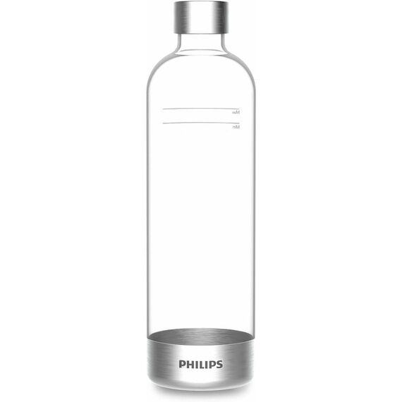 Philips Water Soda Maker Kabinenflasche transparent 1 L kompatibel Soda-Maschinen