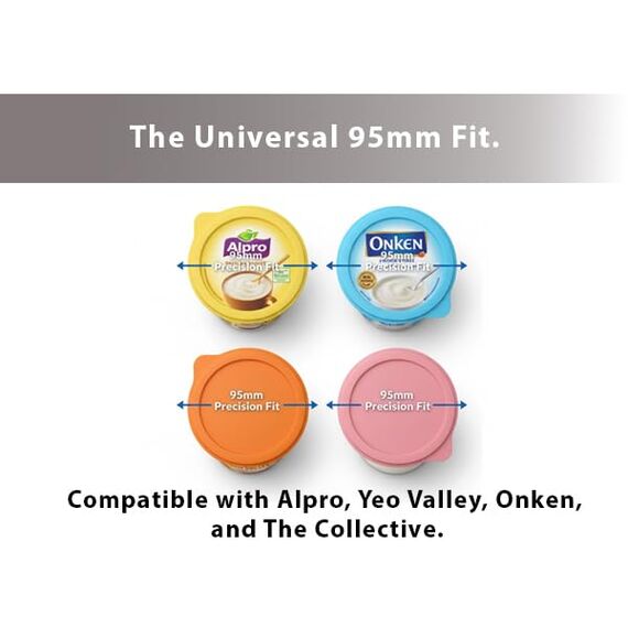 XILMARK JoghurtDeckel 500g, Wiederverwendbarer Deckel für Joghurtbecher, Dosendeckel Wiederverwendbar Silikondeckel Joghurt 500 G, Joghurt Kunststoff-Deckel (AMAZON FOUND)