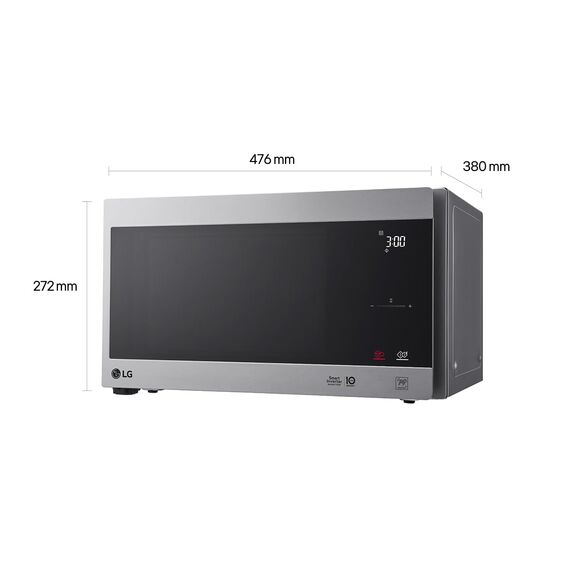 LG Electronics MS 2595 CIS Mikrowelle / 47.6 cm/Eco On Energiesparmodus/silber