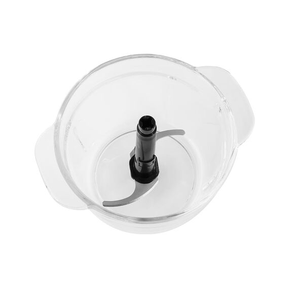 Russell Hobbs Küchenmaschine [Mini Zerkleinerer] elektrisch (für Gemüse,Obst,Fleisch, Zwiebeln, 1l Behälter, spülmaschinenfest, 2 Geschwindigkeiten, Edelstahlklingen, 350W) Matte Charcoal 27131-56