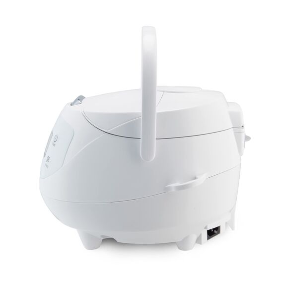 Yum Asia Panda Mini-Reiskocher mit Ninja-Keramikschüssel und Advanced Fuzzy Logic (3,5 Tassen, 0,63 Liter) 4 Reisfunktionen, 4 Multicooker-Funktion, 220–240V (Arctic White)