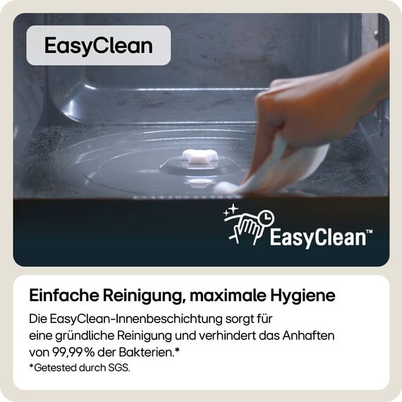 LG Electronics MS 2595 CIS Mikrowelle / 47.6 cm/Eco On Energiesparmodus/silber