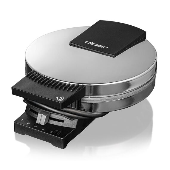 Cloer 185 Waffeleisen 930 W Chrom Waffelautomat