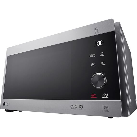 LG Electronics MH 6565 CPS Mikrowelle / 47.6 cm/akustisches Signal bei Programmende/edelstahl