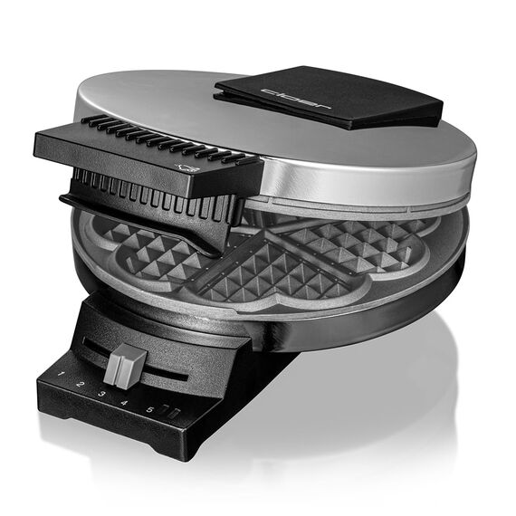 Cloer 185 Waffeleisen 930 W Chrom Waffelautomat