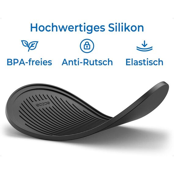 ecooe Silikon Abtropfmatte NUR für SodaStream Duo und E-Duo Trockenmatte Unterlage ​Abtropfschale Zubehör für SodaStream Wassersprudler wasserdicht und rutschfest