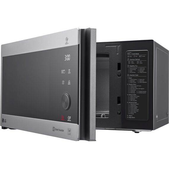 LG Electronics MH 6565 CPS Mikrowelle / 47.6 cm/akustisches Signal bei Programmende/edelstahl