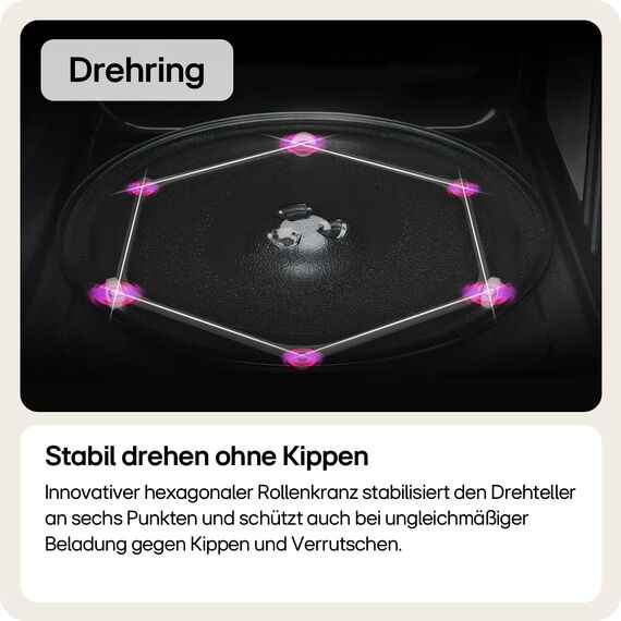 LG Electronics MH 6565 CPS Mikrowelle / 47.6 cm/akustisches Signal bei Programmende/edelstahl