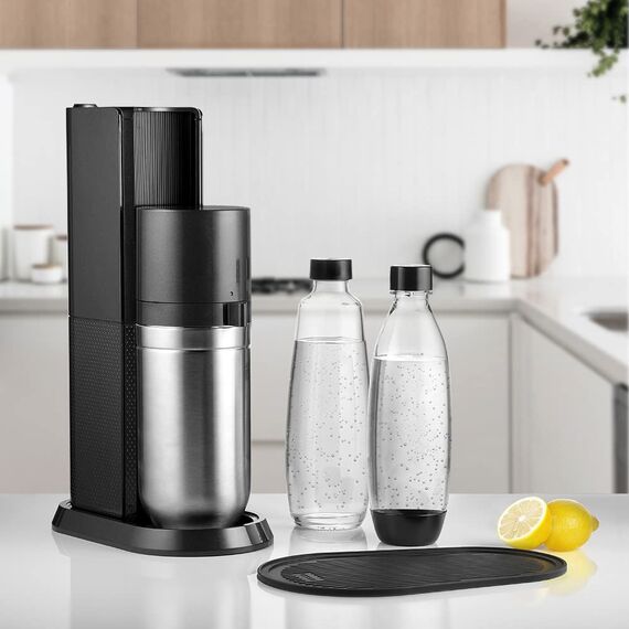 ecooe Silikon Abtropfmatte NUR für SodaStream Duo und E-Duo Trockenmatte Unterlage ​Abtropfschale Zubehör für SodaStream Wassersprudler wasserdicht und rutschfest
