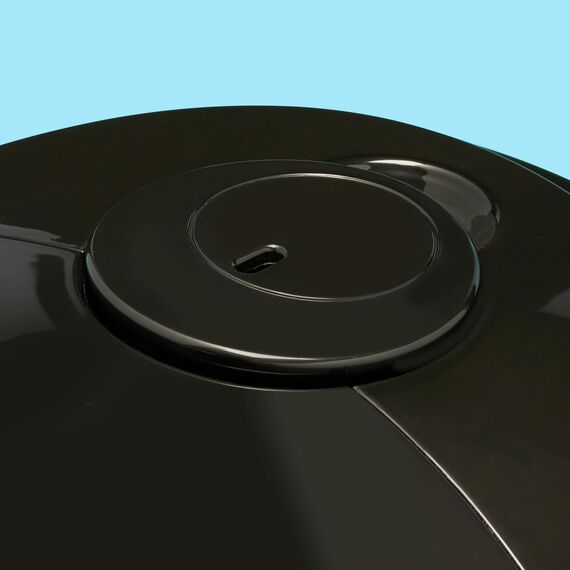 REISHUNGER Digitaler Reiskocher klein, schwarz | 0,6 L bis 3 Personen | Warmhaltefunktion, Timer & Premium Topf | Kleiner Multikocher & Dampfgarer, 8 Programme, 7-Phasen-Technologie