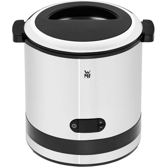 WMF Set 3-teilig Küchenminis 3in1 Eismaschine, Ice Maker für Frozen Joghurt, Sorbet und Eiscreme und Lono Crepes Maker, Creperie mit Wender und Teigverteiler und Kult X Edition Handrührgerät
