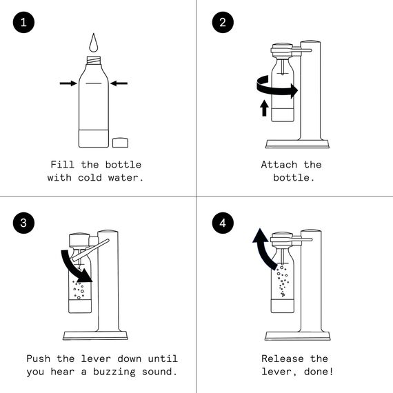 Aarke Carbonator 3, Wassersprudler aus Edelstahl im modernen Kupfer Finish mit BPA-freier 1L PET-Flasche, Sprudelwasserbereiter für Leitungswasser, kompatibel mit 60L CO2-Zylindern