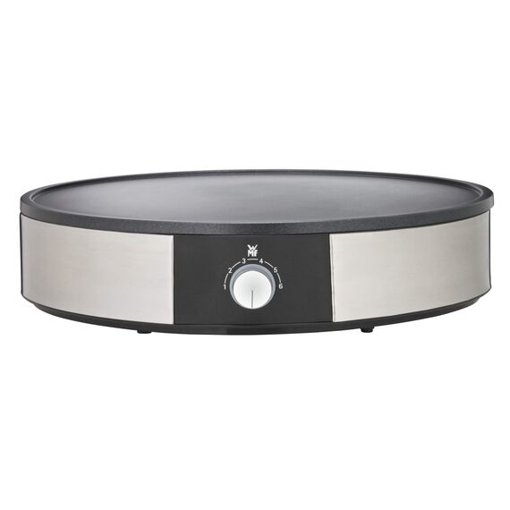 WMF Lono Crêpes Maker elektrisch – Crêpesmaschine 1.600 W mit 33 cm Antihaft-Platte, Teigverteiler und Wender, stufenlose Temperaturregelung, spülmaschinenfeste Teile, gut für herzhafte Crêpes