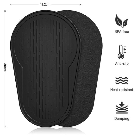 Aissom Exklusives Silikonmatte kompatibel mit SodaStream Crystal3.0, perfektes Abtropfmatte Silikon, rutschfest, Stabil, Tropfmatte, Zubehör für Sodastream (Für Crystal 3.0)