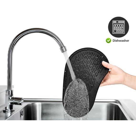 Aissom Exklusives Silikonmatte kompatibel mit SodaStream E-Duo und Duo, perfektes Abtropfmatte Silikon, rutschfest, Stabil, Tropfmatte, Zubehör für Sodastream (Für E-Duo/Duo)