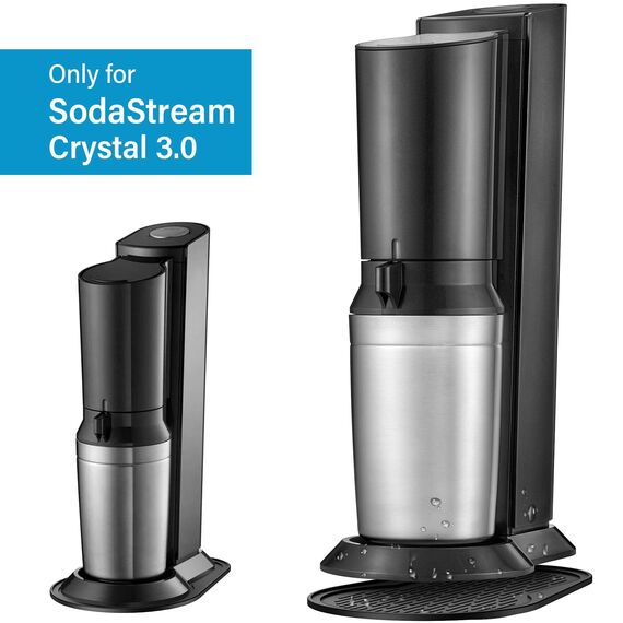 Aissom Exklusives Silikonmatte kompatibel mit SodaStream Crystal3.0, perfektes Abtropfmatte Silikon, rutschfest, Stabil, Tropfmatte, Zubehör für Sodastream (Für Crystal 3.0)