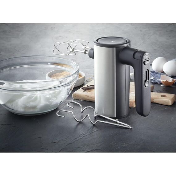 WMF Set 3-teilig Küchenminis 3in1 Eismaschine, Ice Maker für Frozen Joghurt, Sorbet und Eiscreme und Lono Crepes Maker, Creperie mit Wender und Teigverteiler und Kult X Edition Handrührgerät