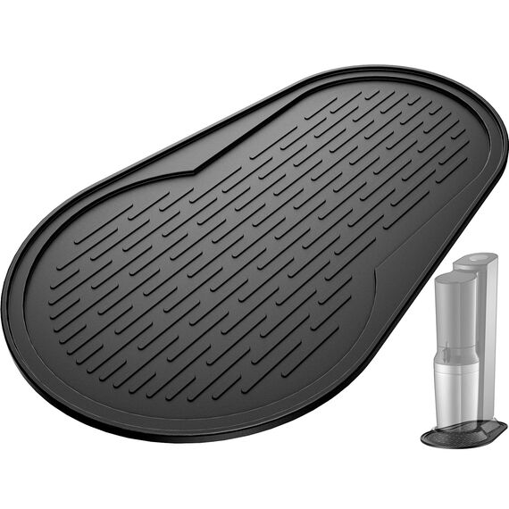 Aissom Exklusives Silikonmatte kompatibel mit SodaStream Crystal3.0, perfektes Abtropfmatte Silikon, rutschfest, Stabil, Tropfmatte, Zubehör für Sodastream (Für Crystal 3.0)