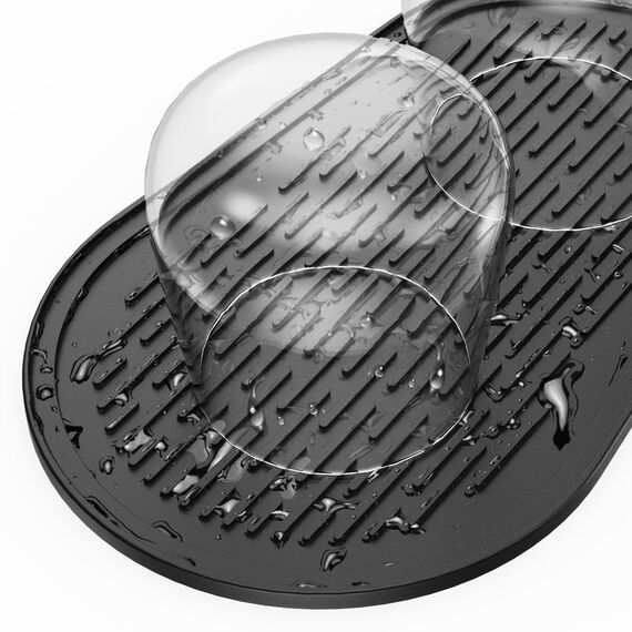 Aissom Exklusives Silikonmatte kompatibel mit SodaStream E-Duo und Duo, perfektes Abtropfmatte Silikon, rutschfest, Stabil, Tropfmatte, Zubehör für Sodastream (Für E-Duo/Duo)