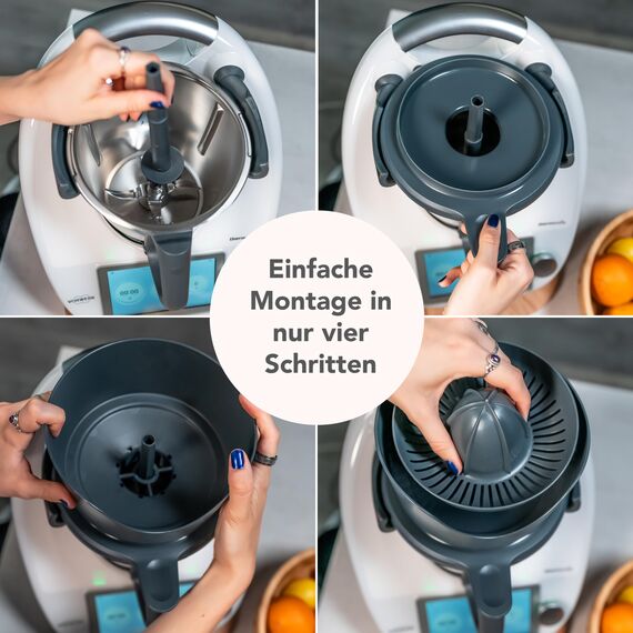 Wundermix - WunderJuicer® Saftpresse für Thermomix TM6, TM5 & TM31 • Zitruspresse & Entsafter • Made in Germany