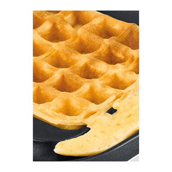 GASTROBACK 42424 Waffeleisen Advanced Control, 5 Verschiedene Programme, 7 Bräunungsstufen, Steuerung über LCD–Display, 1.600 Watt, Edelstahl, silber