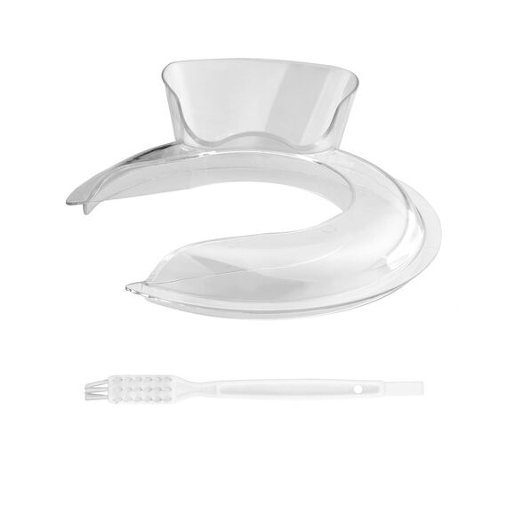 HOMGEN Ausgießerschutz für KitchenAid 4,5 und 5 Quart Standmixer mit kippbarem Kopf Klarer Spritzschutz Perfekt für Kitchenaid-Edelstahlschüssel Schale aus Glas und Keramik spülmaschinenfest