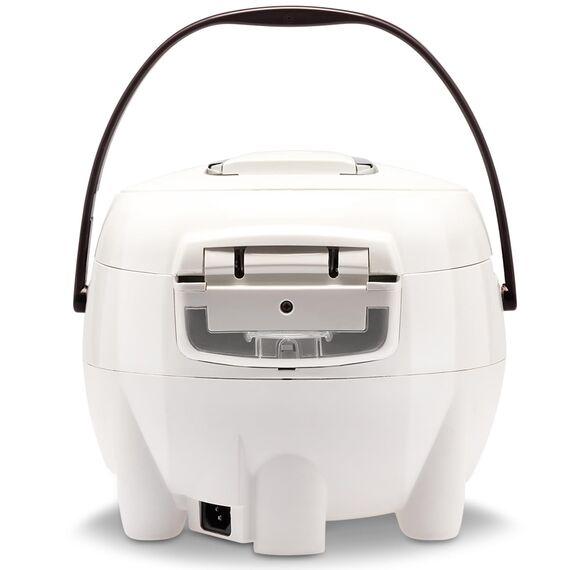 REISHUNGER Digitaler Reiskocher & Dampfgarer Weiß | 1,5 L bis 8 Personen | Warmhaltefunktion, Timer & Premium Innentopf | Multikocher, 12 Programme, 7-Phasen-Technologie