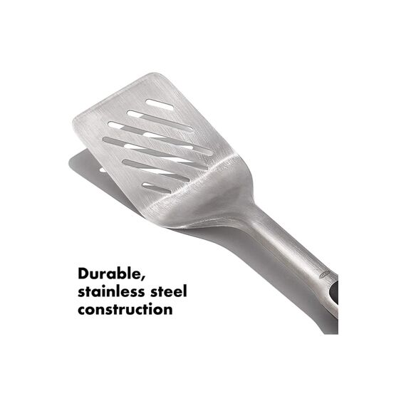 OXO Good Grips Grillwender, 41 cm – spülmaschinenfester Pfannenheber aus Edelstahl – für Burger und mehr