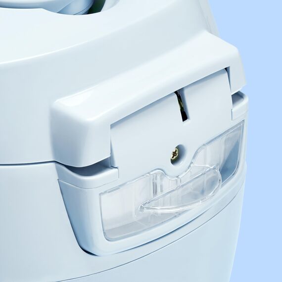 REISHUNGER Digitaler Reiskocher klein, hellblau | 0,6 L bis 3 Personen | Warmhaltefunktion, Timer & Premium Topf | Kleiner Multikocher & Dampfgarer, 8 Programme, 7-Phasen-Technologie