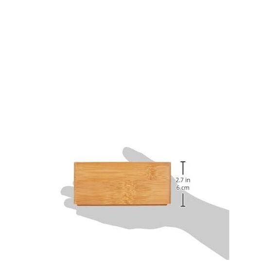 Zeller 13330 Ordnungsbox 15 x 15 x 6.5 cm, Bamboo, Sonstige