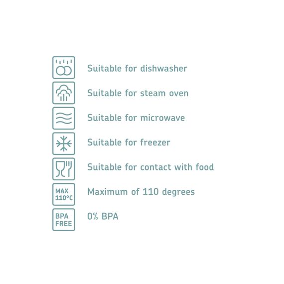 Mepal Multischale Cirqula Round 3-teiliges Set - Mikrowellen Geschir - Geignet als Aufbewahrungsbox, Kuhlschrank, Gefrierschrank & Mikrowellengeschirr - 350 ml, 750 ml & 1250 ml - Nordic black