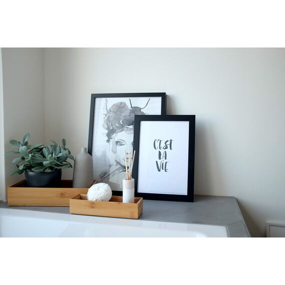 Zeller 13331 Ordnungsbox 23 x 7.5 x 5 cm, Bamboo, Sonstige