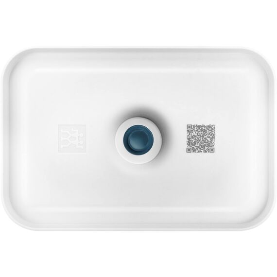 ZWILLING Fresh & Save Vakuumbox, Größe L, Glas, mit Vakuum-Deckel, Blau-La Mer
