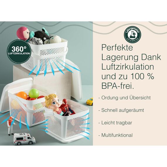 uandu Kartoffel Aufbewahrungsbox 12L – Kartoffelbox für Küche, Zwiebelbox & Knoblauch Aufbewahrung, Küchen Organizer
