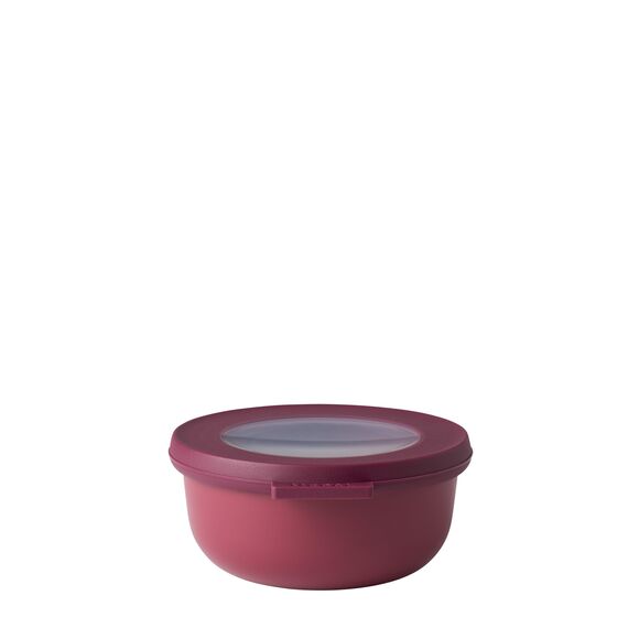 Mepal - Multi Bowl Cirqula Round - Vorratsdose mit Deckel - Geeignet als Luftdichte Aufbewahrungsbox für den Kühlschrank, Mikrowellengeschirr & als Frischhaltedosen - 350 ml - Nordic Berry