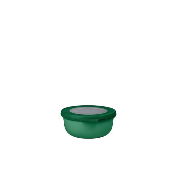 Mepal Multi Bowl Cirqula Round - Mikrowellen Geschir - Geeignet als Luftdichte Aufbewahrungsbox für den Kühlschrank, Mikrowellengeschirr & als Frischhaltedosen - 350 ml - Vivid green