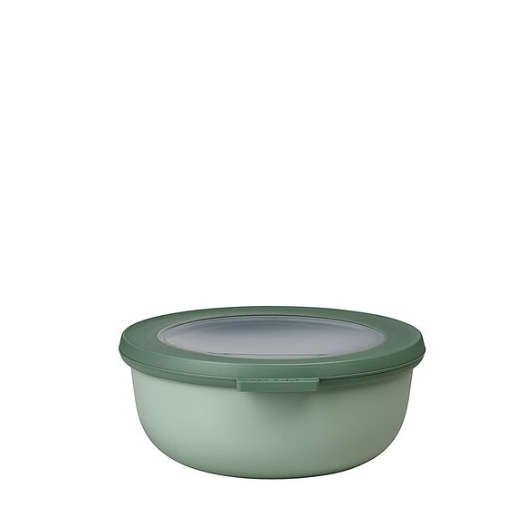 Mepal - Multi Bowl Cirqula Round - Vorratsdose mit Deckel - Geeignet als Luftdichte Aufbewahrungsbox für den Kühlschrank, Mikrowellengeschirr & als Frischhaltedosen - 750 ml - Nordic Sage