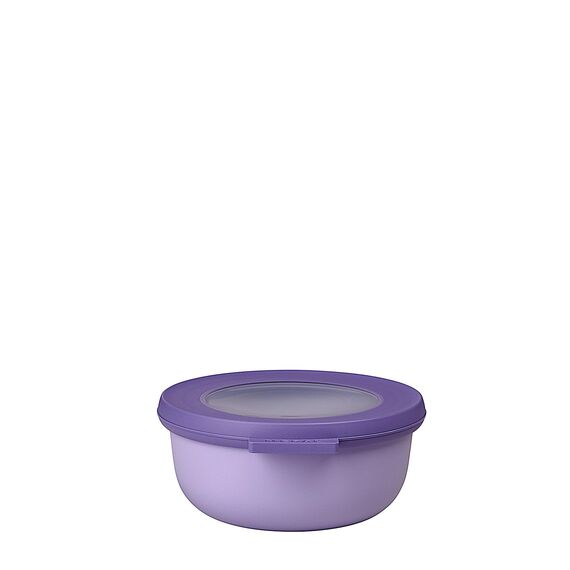 Mepal Multi Bowl Cirqula Round - Mikrowellen Geschir - Geeignet als Luftdichte Aufbewahrungsbox für den Kühlschrank, Mikrowellengeschirr & als Frischhaltedosen - 350 ml - Vivid lilac
