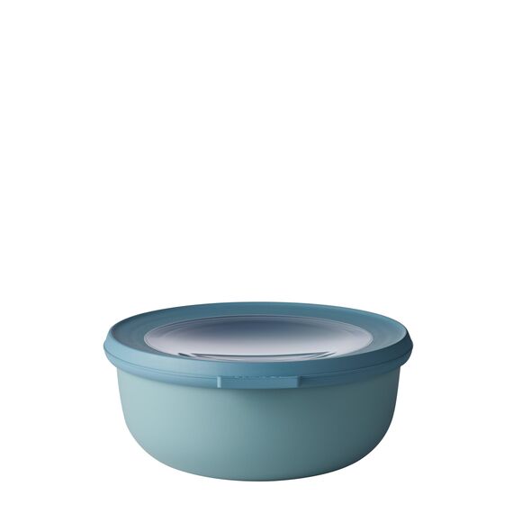 Mepal - Multi Bowl Cirqula Round - Vorratsdose mit Deckel - Geeignet als Luftdichte Aufbewahrungsbox für den Kühlschrank, Mikrowellengeschirr & als Frischhaltedosen - 750 ml - Nordic Green