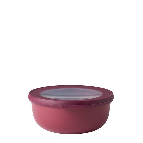 Mepal - Multi Bowl Cirqula Round - Vorratsdose mit Deckel - Geeignet als Luftdichte Aufbewahrungsbox für den Kühlschrank, Mikrowellengeschirr & als Frischhaltedosen - 750 ml - Nordic Berry